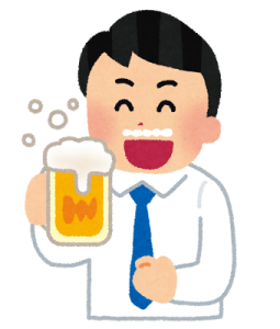 内臓疲労からの肩こり、飲みすぎに注意する